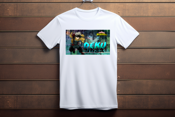 Deku (Izuku Midoriya) My Hero Academia T-Shirt - Image 2