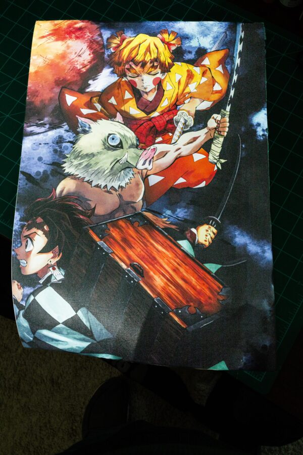 Tanjiro, Inosuke, and Zenitsu Vibrant Anime Print on Canvas - 13" x 19" | Demon Slayer Artwork - Image 3